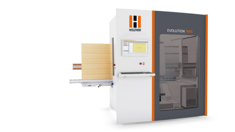 Станок CNC для полной обработки - РАЗРЕШЕНИЕ HOLZHER 7405 Connect Полная обработка CNC в компактном формате и возможности Lamello P-System с помощью Evolution 7405 Connect