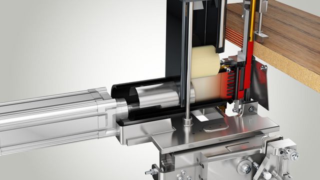 Glu Jet automatic — сменная система нанесения клея Нагрев, замена клея и очистка — всего по 3 минуты для каждой операции